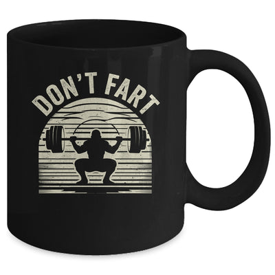 Don't Fart Fitness Gym Workout Weights Lifting Squat Humor Mug | siriusteestore