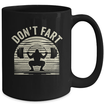 Don't Fart Fitness Gym Workout Weights Lifting Squat Humor Mug | siriusteestore