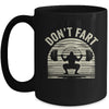 Don't Fart Fitness Gym Workout Weights Lifting Squat Humor Mug | siriusteestore