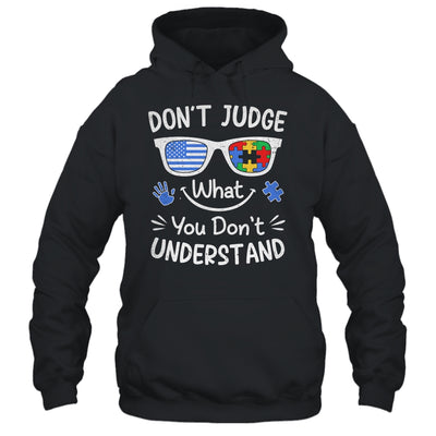Don't Judge What You Don't Understand Autism Awareness Month Shirt & Tank Top | siriusteestore