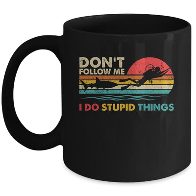 Dont Follow Me I Do Stupid Things Scuba Diving Diver Dive Mug | siriusteestore