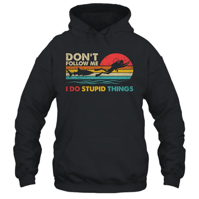 Dont Follow Me I Do Stupid Things Scuba Diving Diver Dive Shirt & Tank Top | siriusteestore