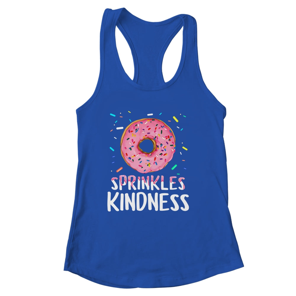 Donut Sprinkle Kindness Funny Girls Women Doughnut Lover Shirt & Tank Top | siriusteestore