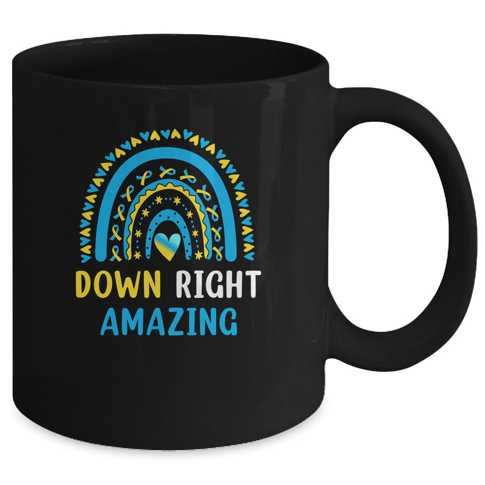 Down Right Amazing Down Syndrome Awareness Mug | siriusteestore