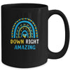 Down Right Amazing Down Syndrome Awareness Mug | siriusteestore