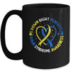 Down Syndrome Down Right Perfect Awareness Trisomy 21 Kids Mug | siriusteestore