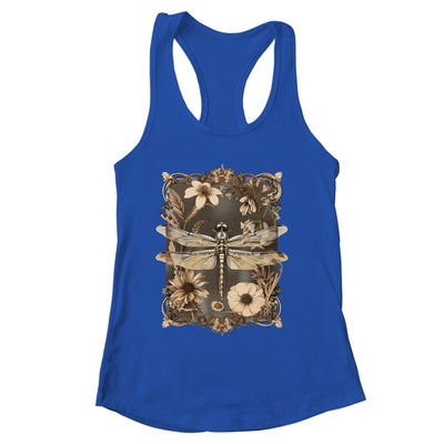 Dragonfly Floral Boho Wildflower Graphic Nature Garden Lover Shirt & Tank Top | siriusteestore