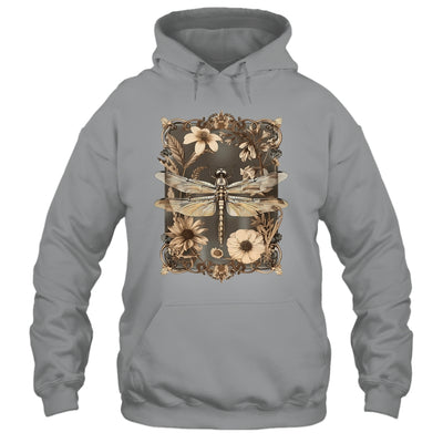 Dragonfly Floral Boho Wildflower Graphic Nature Garden Lover Shirt & Tank Top | siriusteestore