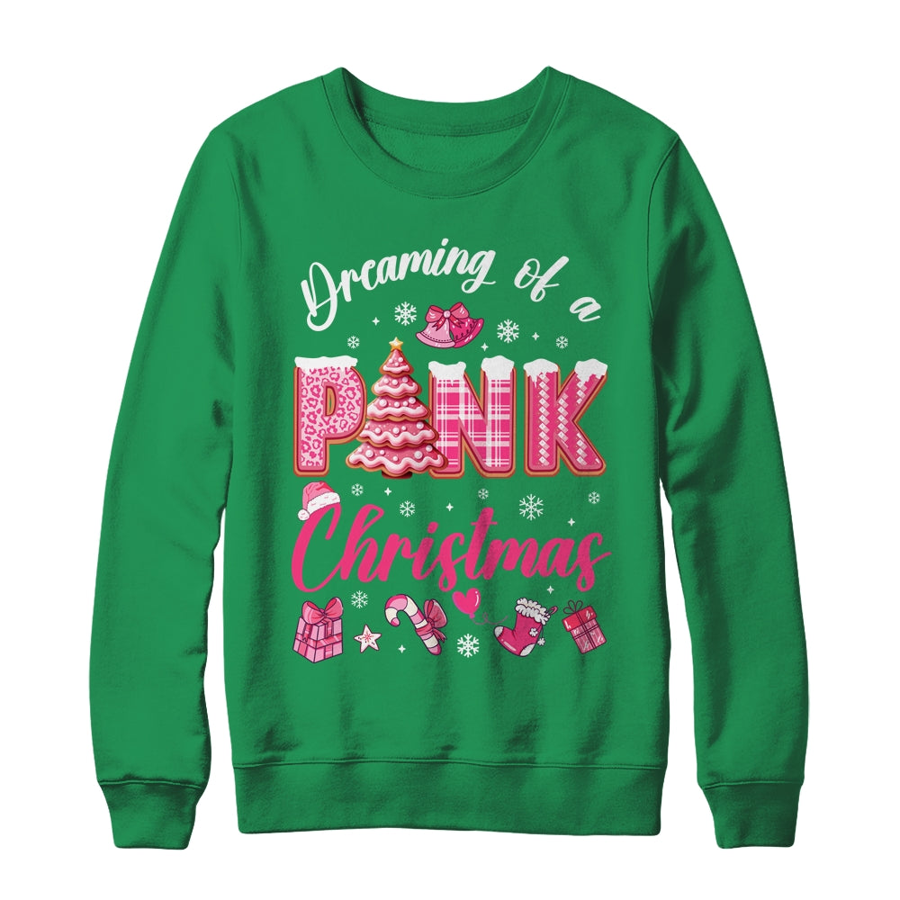 Dreaming Of A Pink Christmas Tree Cakes Xmas Holiday Shirt & Sweatshirt | siriusteestore