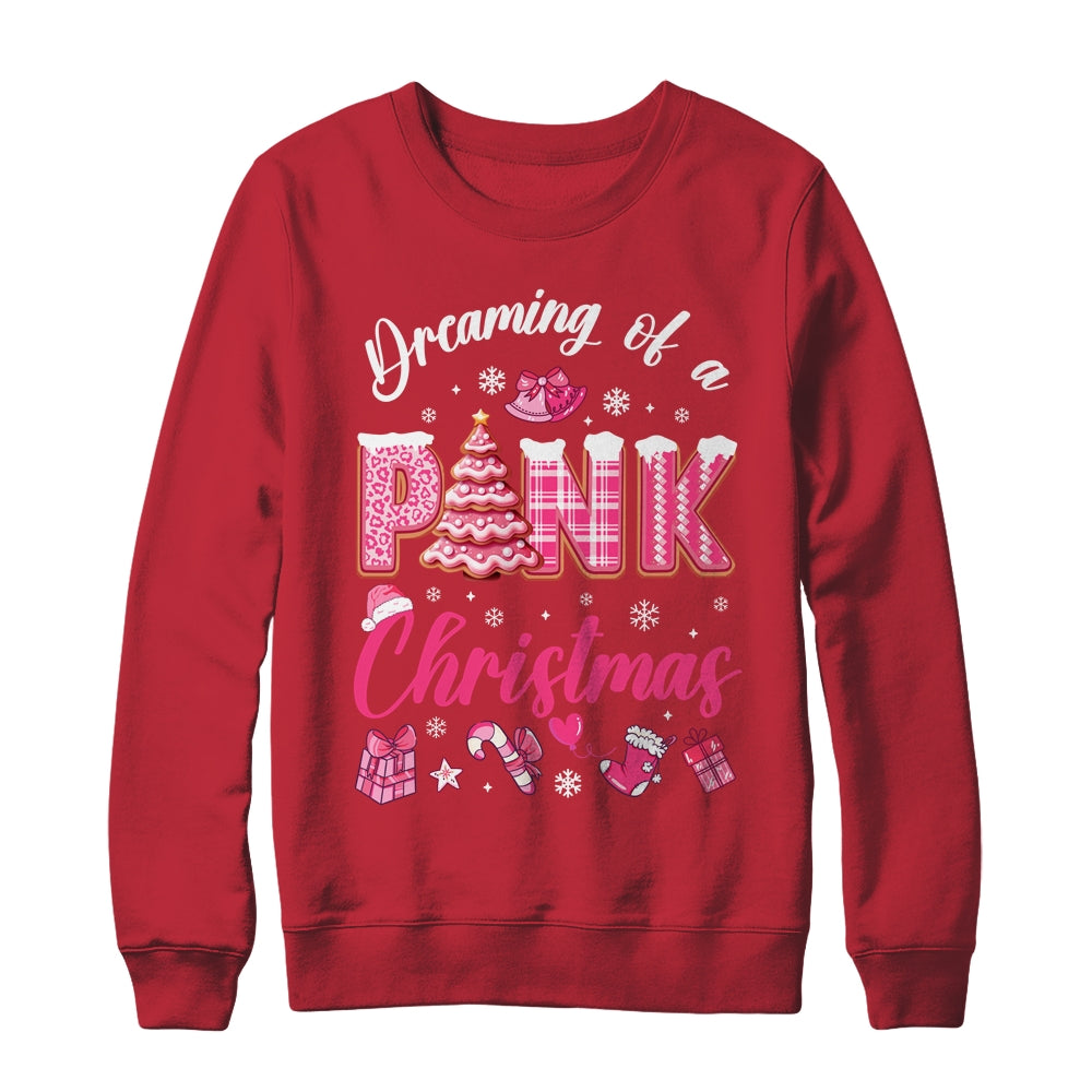Dreaming Of A Pink Christmas Tree Cakes Xmas Holiday Shirt & Sweatshirt | siriusteestore