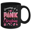 Dreaming Of A Pink Christmas Tree Cakes Xmas Holiday Mug | siriusteestore
