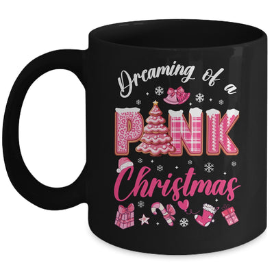 Dreaming Of A Pink Christmas Tree Cakes Xmas Holiday Mug | siriusteestore
