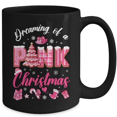 Dreaming Of A Pink Christmas Tree Cakes Xmas Holiday Mug | siriusteestore