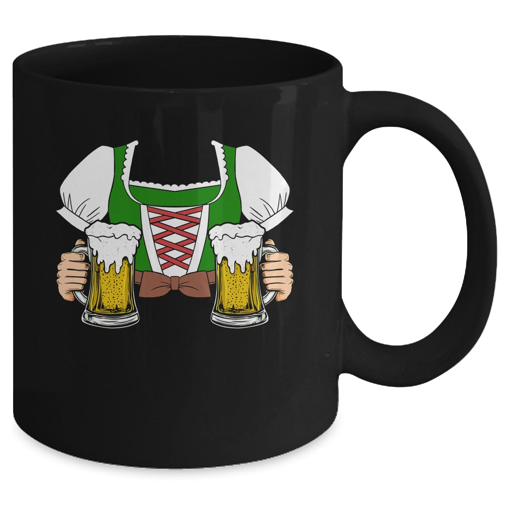 Drindl Costume German Bavarian Oktoberfest Festival Women Mug | siriusteestore