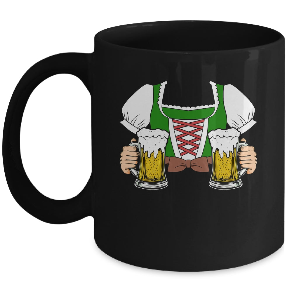 Drindl Costume German Bavarian Oktoberfest Festival Women Mug | siriusteestore