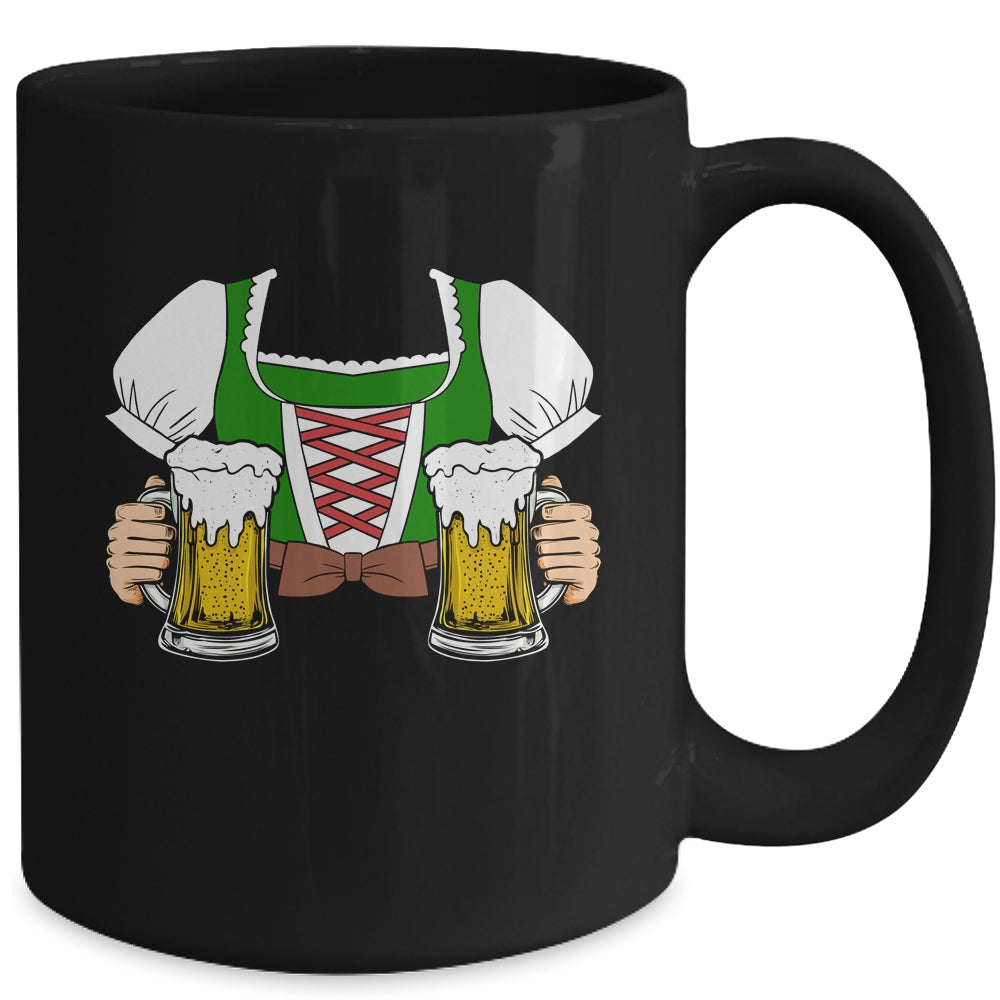 Drindl Costume German Bavarian Oktoberfest Festival Women Mug | siriusteestore