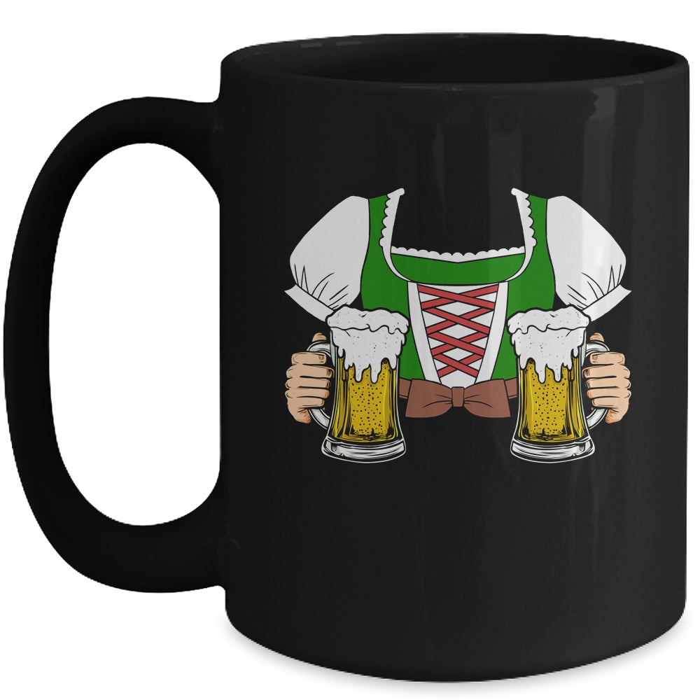 Drindl Costume German Bavarian Oktoberfest Festival Women Mug | siriusteestore