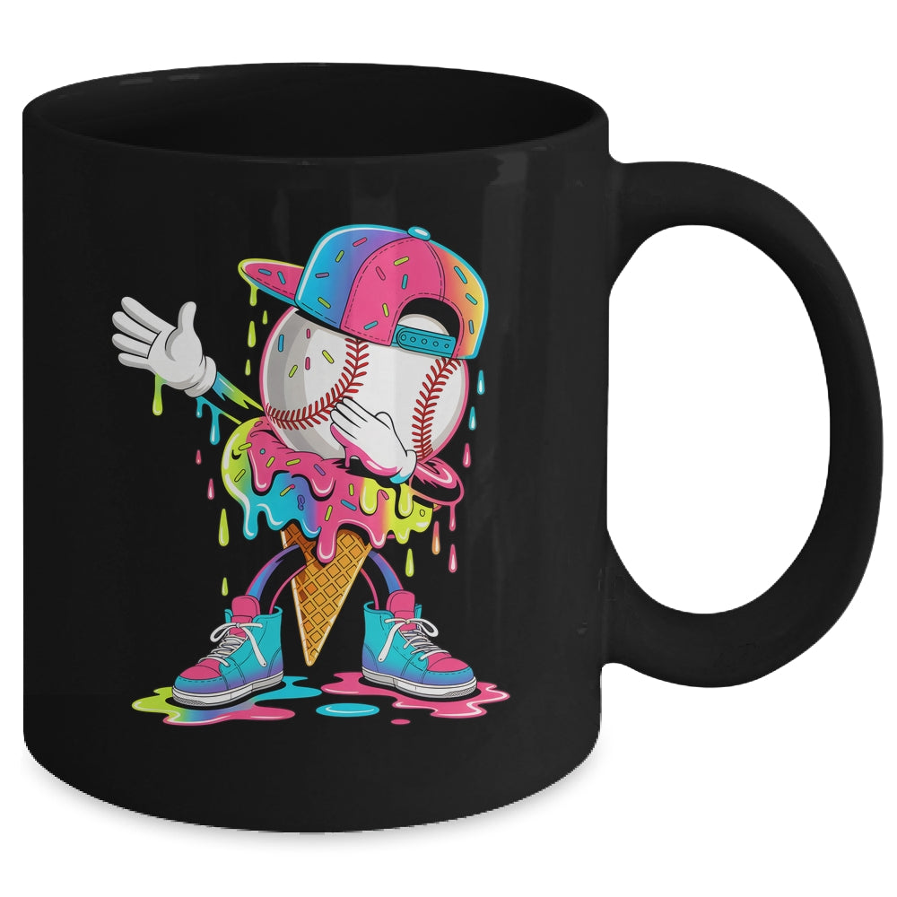 Dripping Baseball Drip Boys Ice Cream Drip Baseball Sport Mug | siriusteestore