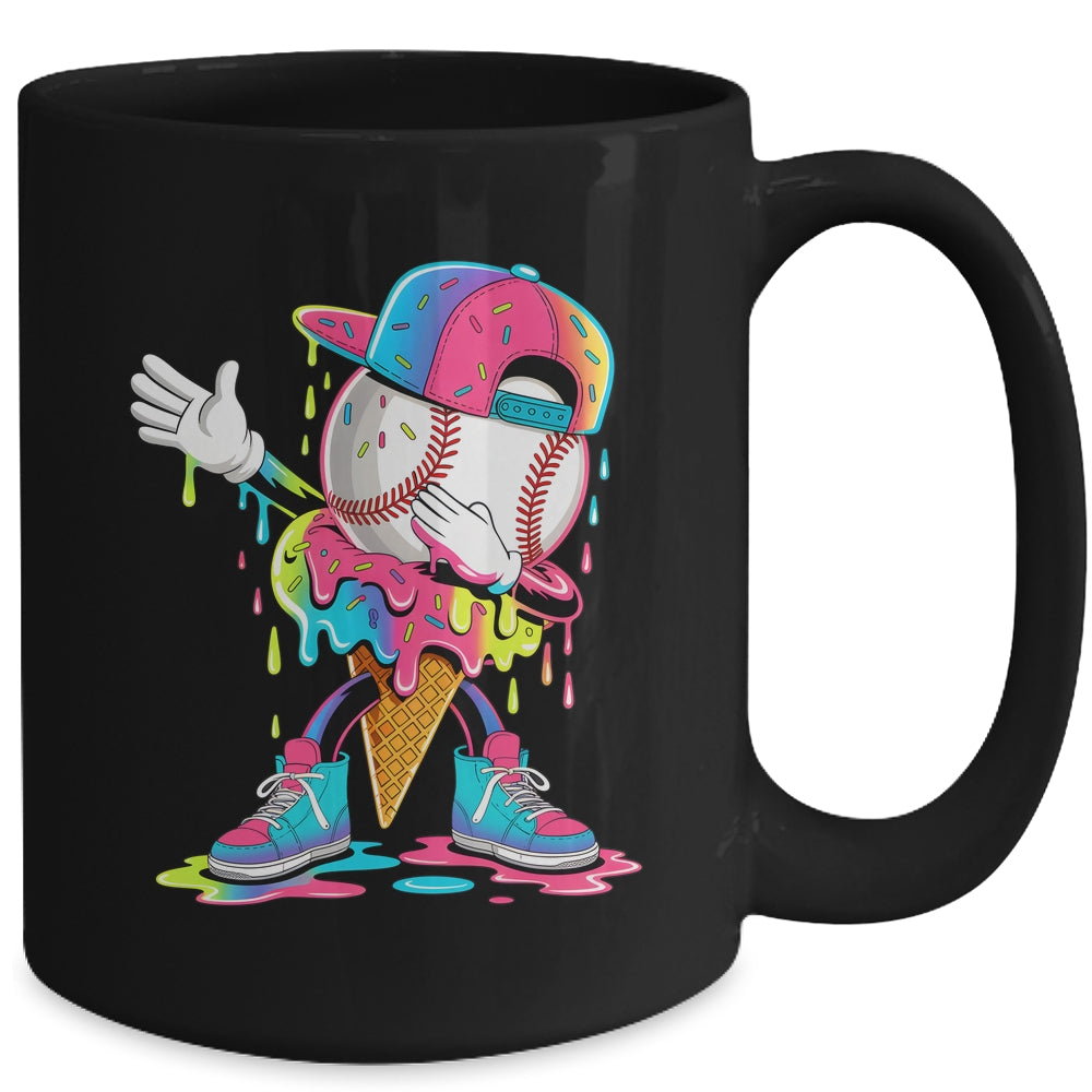 Dripping Baseball Drip Boys Ice Cream Drip Baseball Sport Mug | siriusteestore
