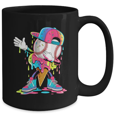 Dripping Baseball Drip Boys Ice Cream Drip Baseball Sport Mug | siriusteestore