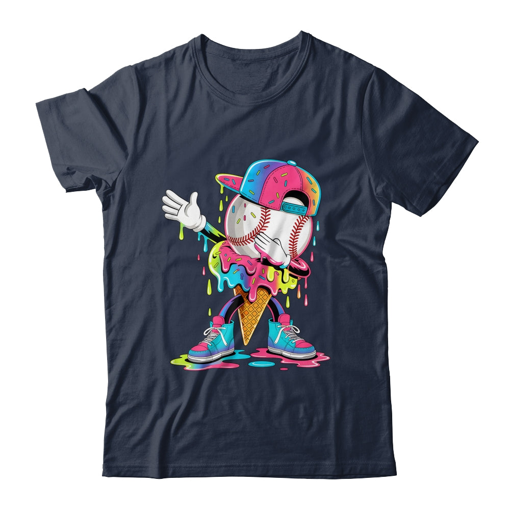 Dripping Baseball Drip Boys Ice Cream Drip Baseball Sport Shirt & Hoodie | siriusteestore