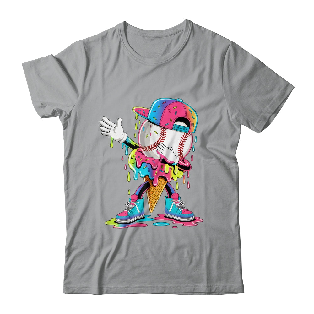 Dripping Baseball Drip Boys Ice Cream Drip Baseball Sport Shirt & Hoodie | siriusteestore