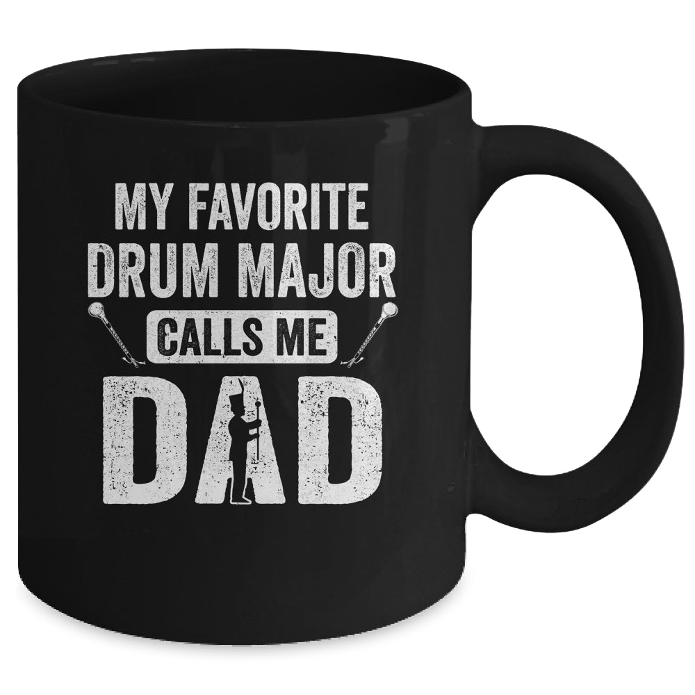 Drum Major Dad Funny Favorite Marching Band Parents Mug | siriusteestore