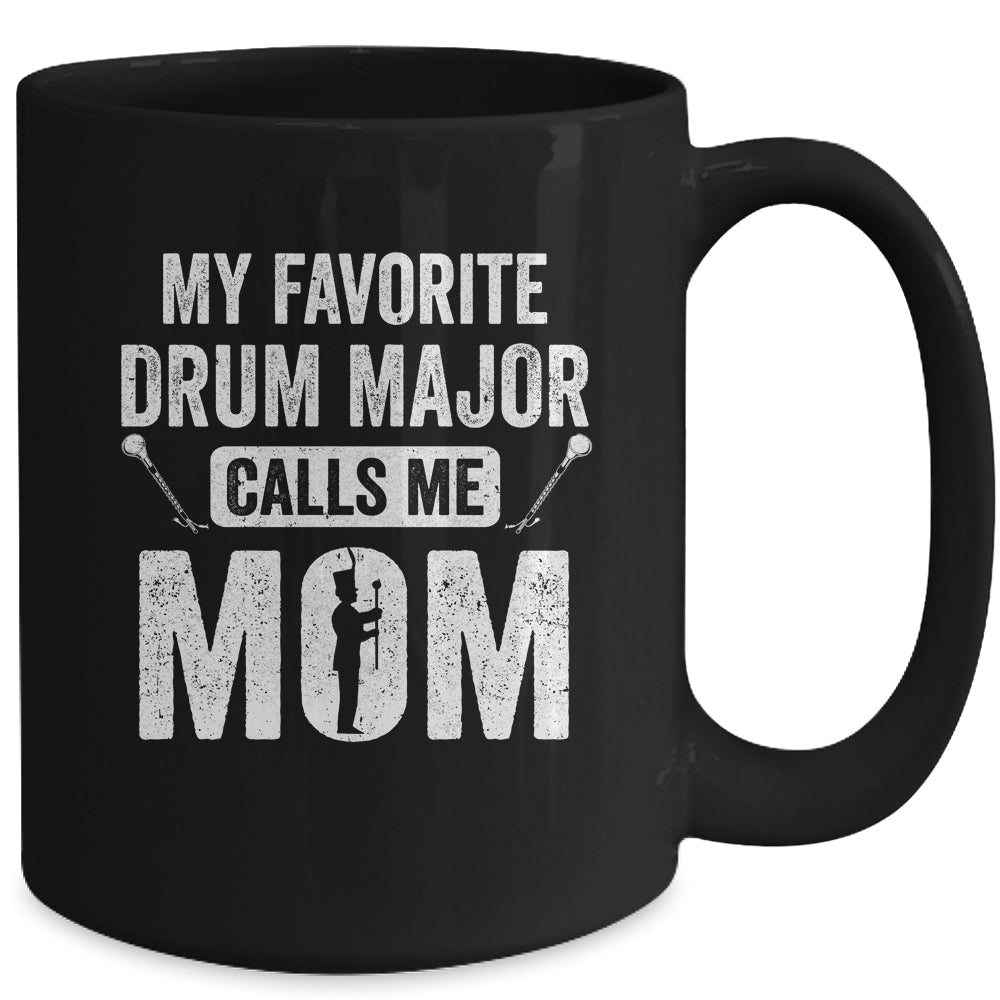 Drum Major Mom Funny Favorite Marching Band Parents Mug | siriusteestore