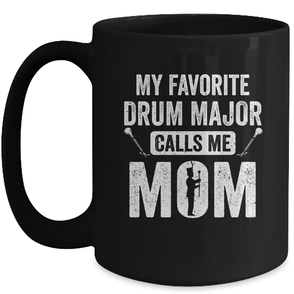 Drum Major Mom Funny Favorite Marching Band Parents Mug | siriusteestore