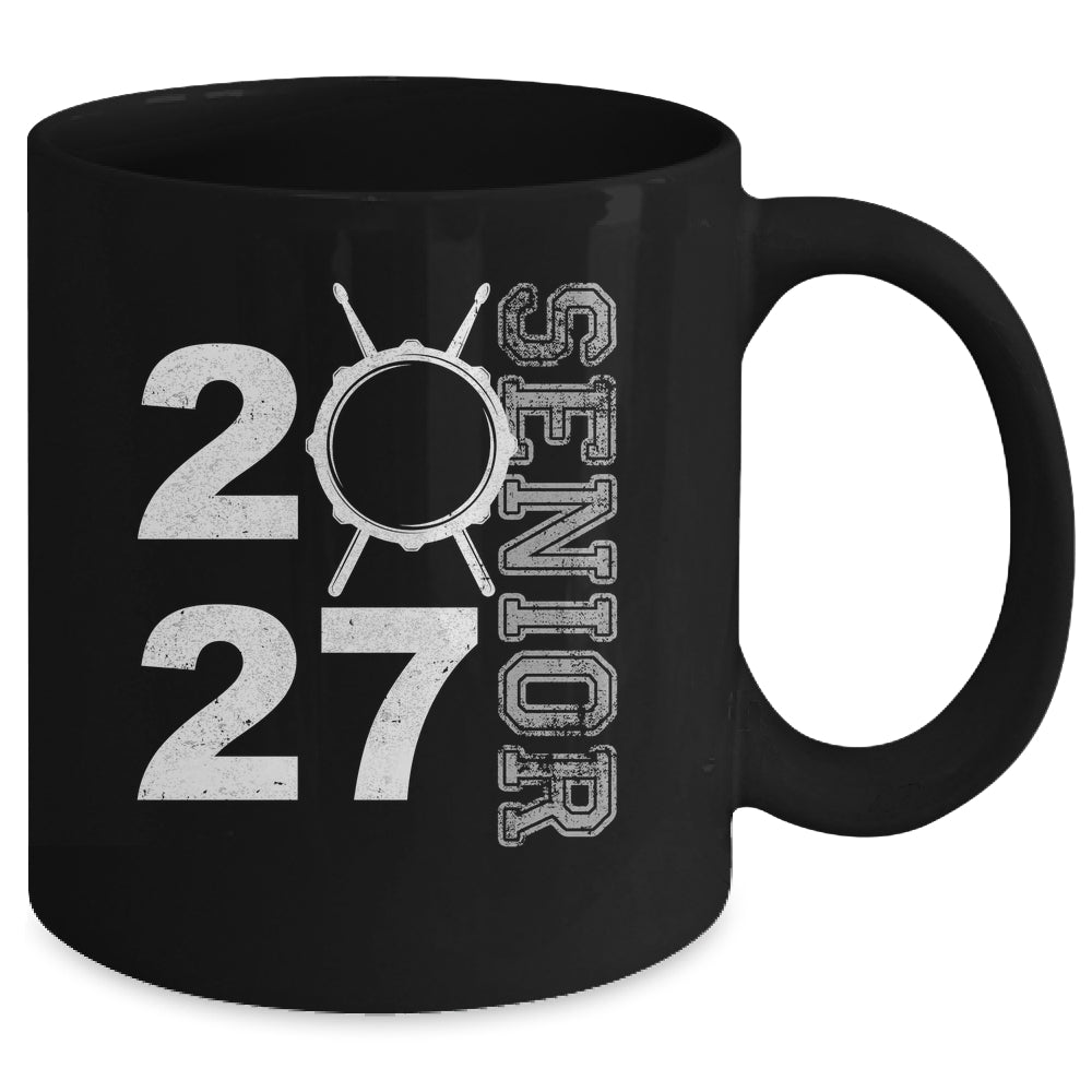 Drum Player Senior Class Of 2027 Marching Band Student Mug | siriusteestore