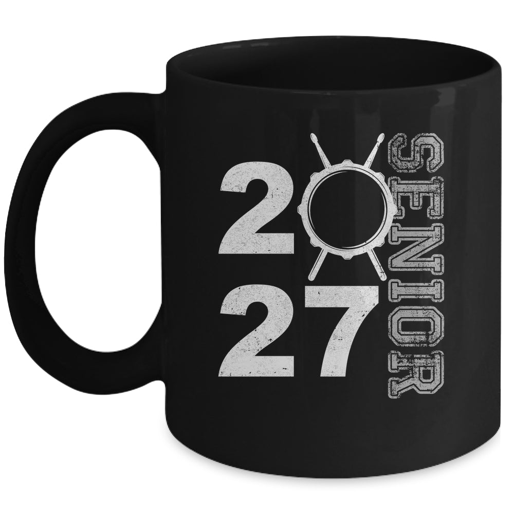 Drum Player Senior Class Of 2027 Marching Band Student Mug | siriusteestore