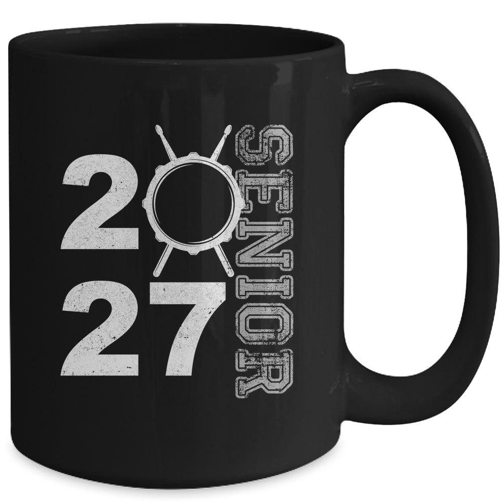 Drum Player Senior Class Of 2027 Marching Band Student Mug | siriusteestore