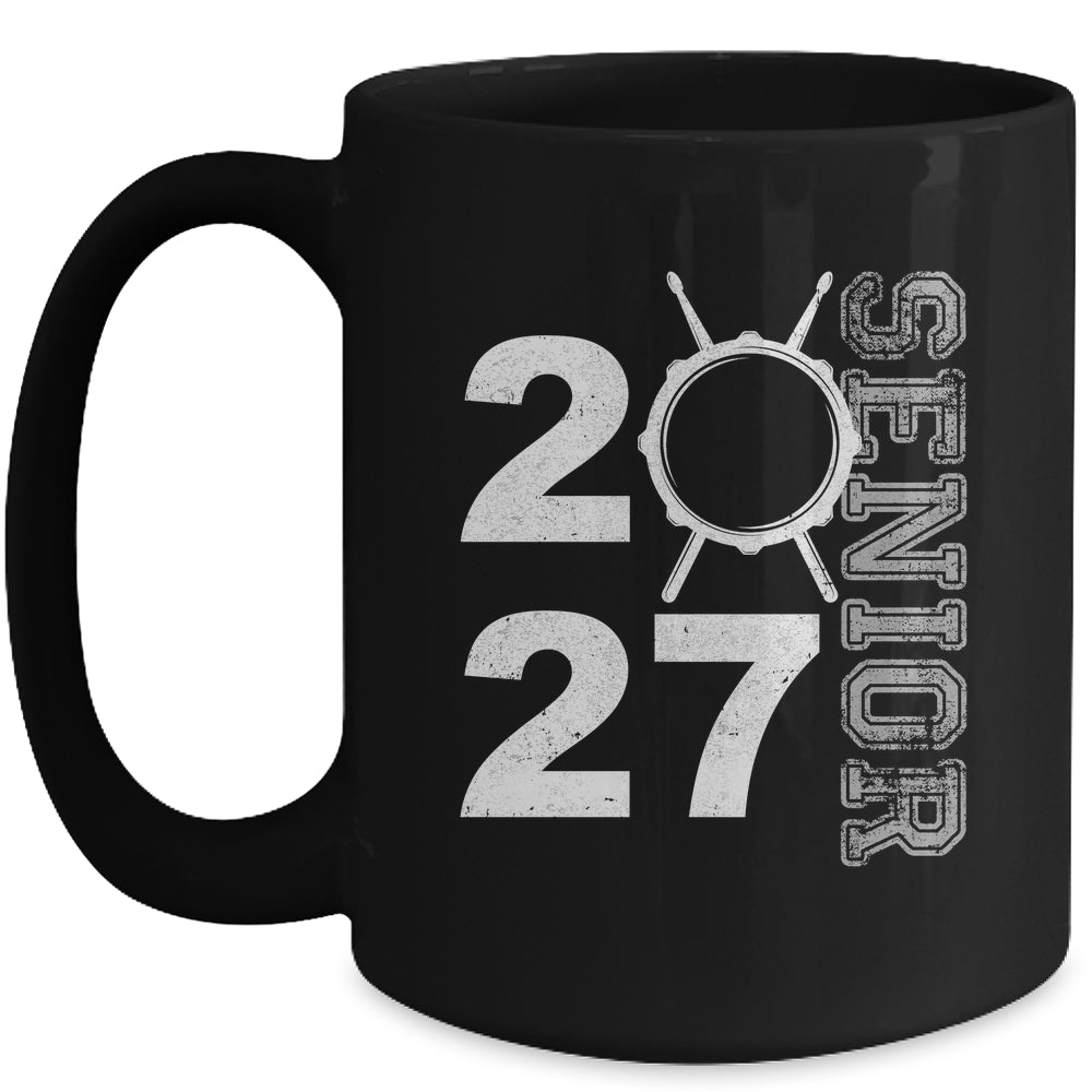 Drum Player Senior Class Of 2027 Marching Band Student Mug | siriusteestore