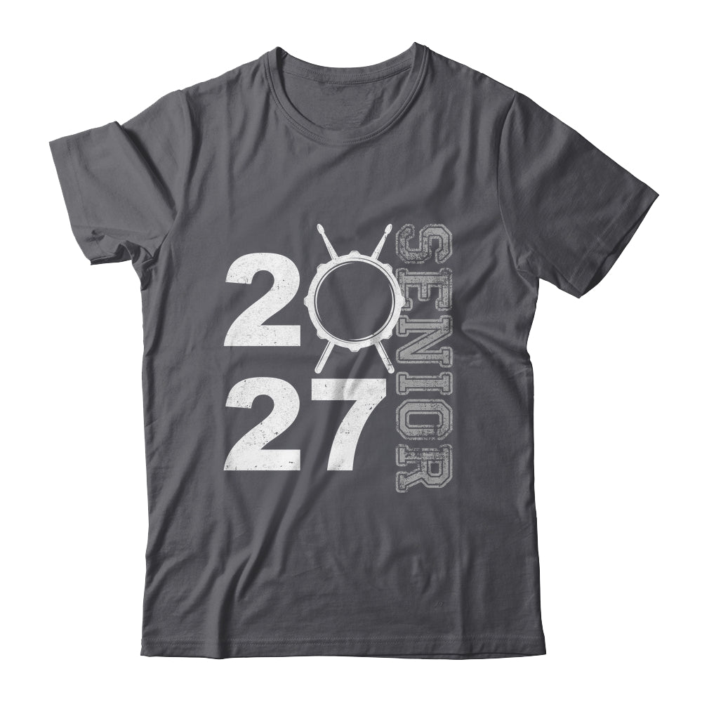 Drum Player Senior Class Of 2027 Marching Band Student Shirt & Hoodie | siriusteestore