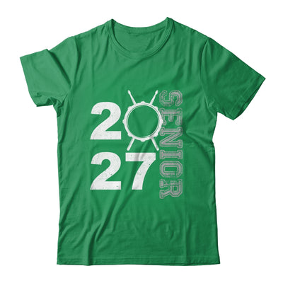 Drum Player Senior Class Of 2027 Marching Band Student Shirt & Hoodie | siriusteestore
