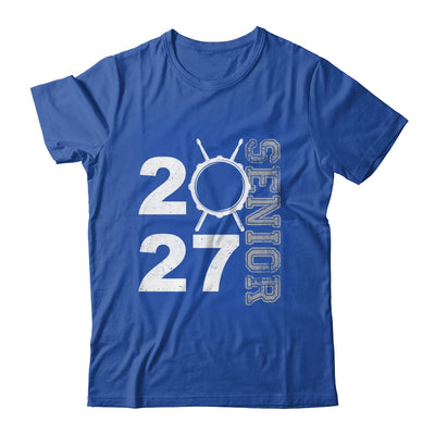 Drum Player Senior Class Of 2027 Marching Band Student Shirt & Hoodie | siriusteestore