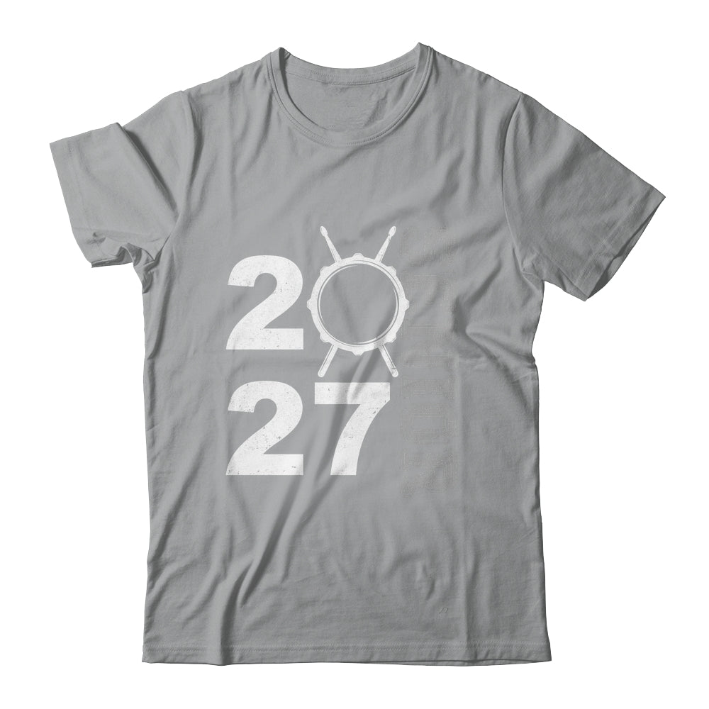 Drum Player Senior Class Of 2027 Marching Band Student Shirt & Hoodie | siriusteestore