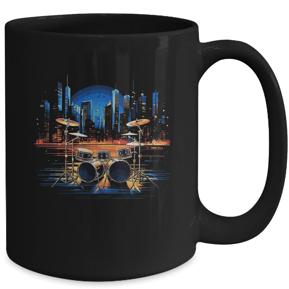 Drumset Drum Kit Music Drummer Drumming Drummer Band Mug | siriusteestore