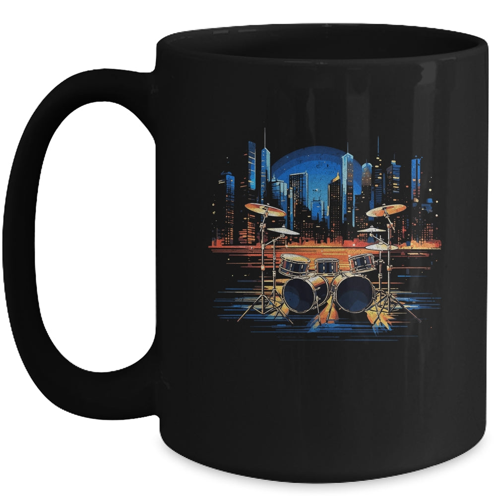 Drumset Drum Kit Music Drummer Drumming Drummer Band Mug | siriusteestore