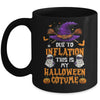 Due To Inflation This Is My Halloween Costume Funny Mug | siriusteestore