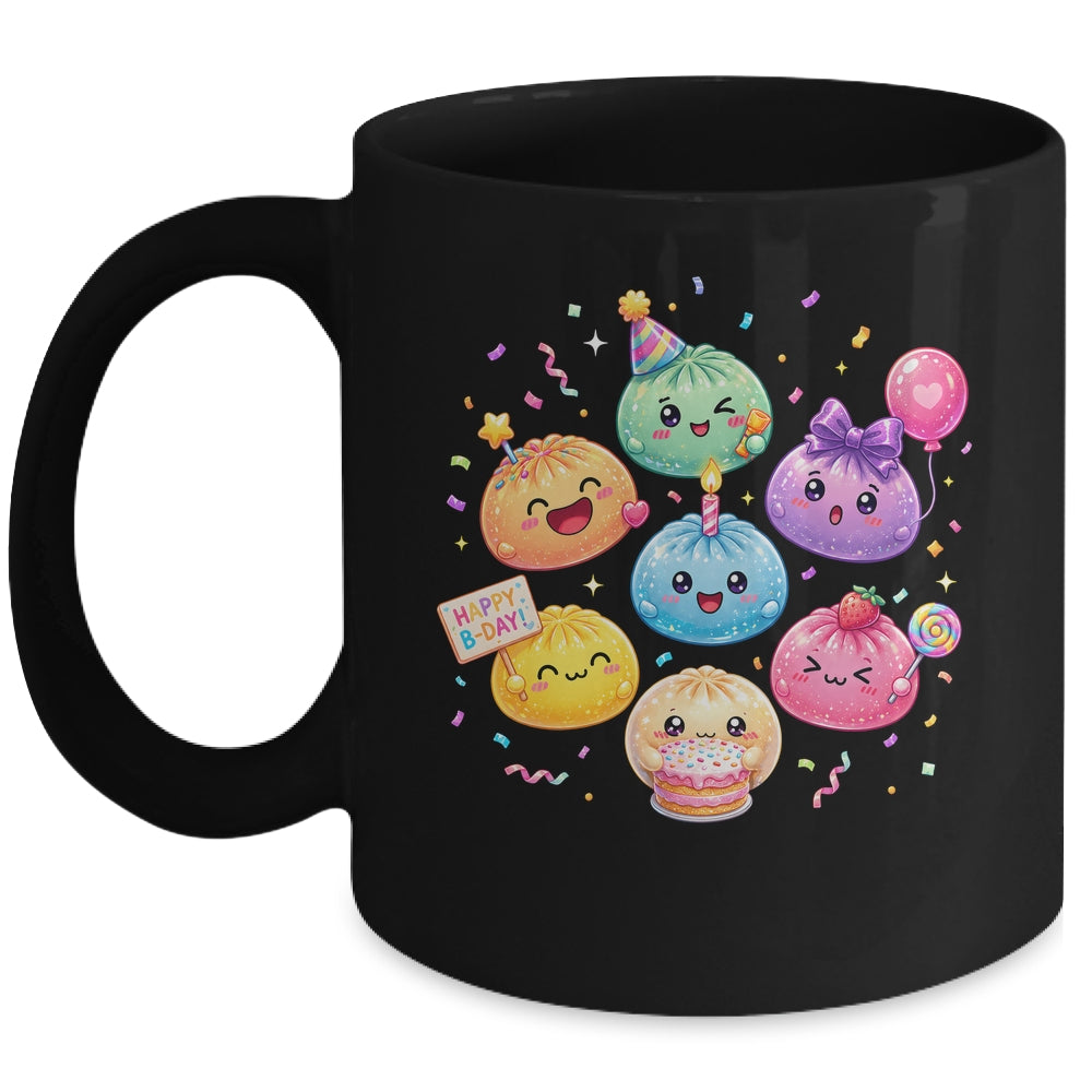 Dumpling Birthday Party Cute Dumplings Squishy Kids Girls Mug | siriusteestore