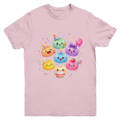 Dumpling Birthday Party Cute Dumplings Squishy Kids Girls Youth Shirt | siriusteestore