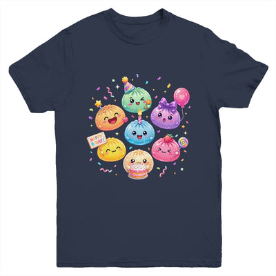Dumpling Birthday Party Cute Dumplings Squishy Kids Girls Youth Shirt | siriusteestore