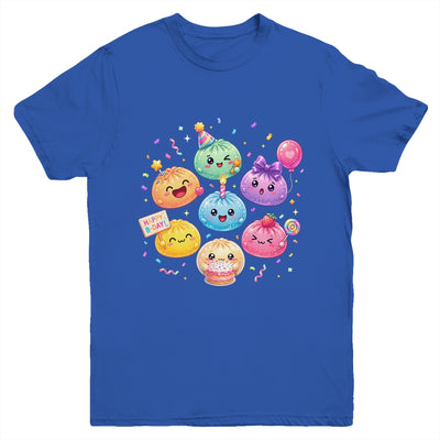 Dumpling Birthday Party Cute Dumplings Squishy Kids Girls Youth Shirt | siriusteestore