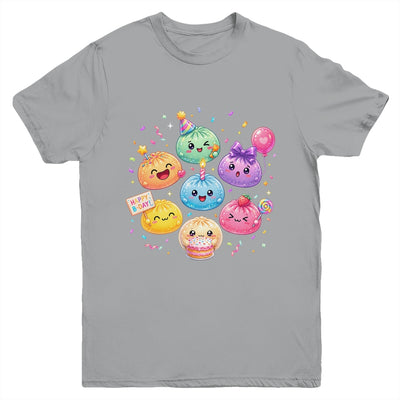 Dumpling Birthday Party Cute Dumplings Squishy Kids Girls Youth Shirt | siriusteestore