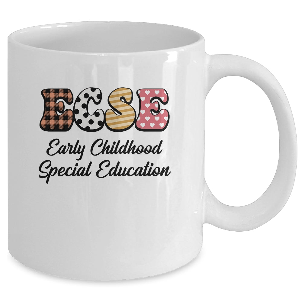 ECSE Early Childhood Special Education Back To School Mug | siriusteestore