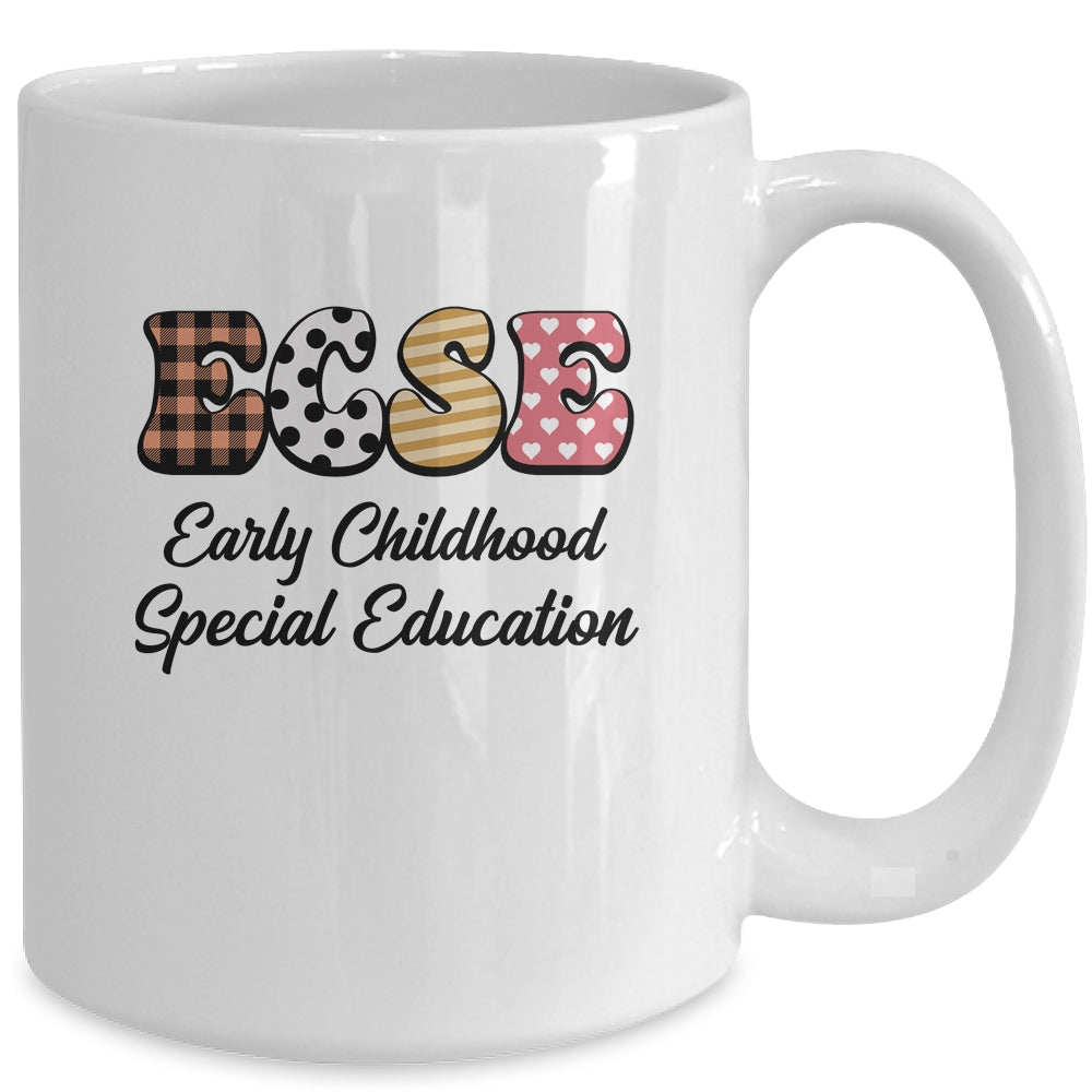 ECSE Early Childhood Special Education Back To School Mug | siriusteestore