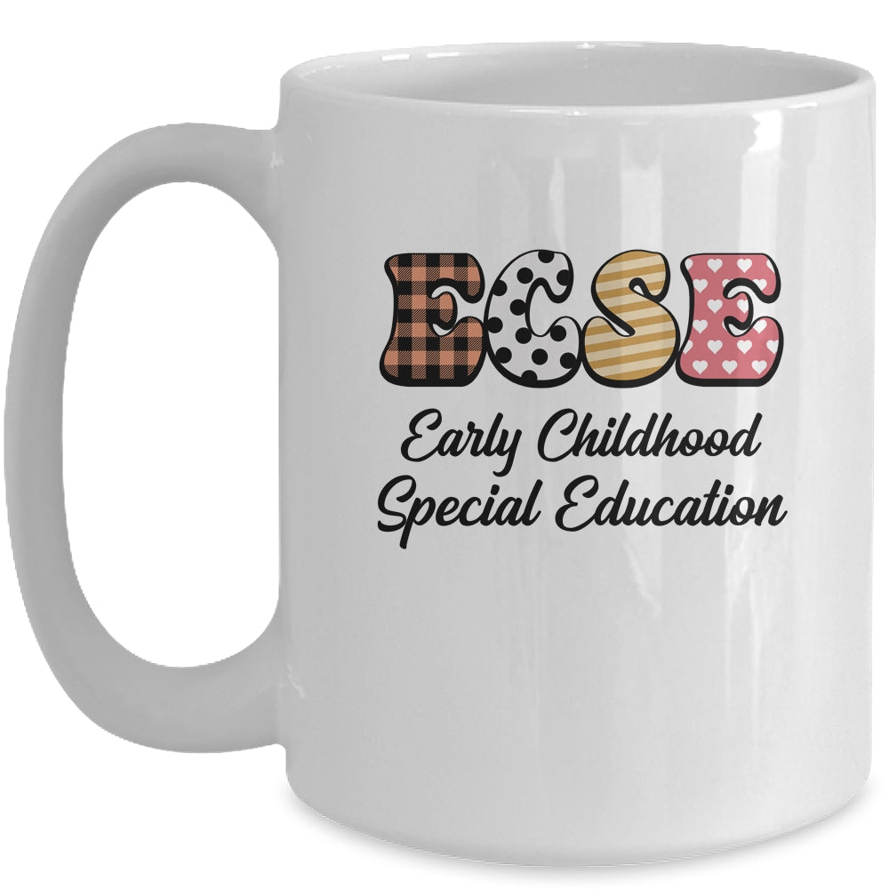ECSE Early Childhood Special Education Back To School Mug | siriusteestore