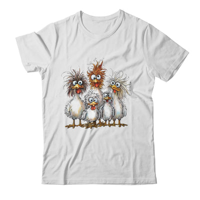 Eagerlys Colorful Funny Chicken Art Crazy Chicken Family Shirt & Tank Top | siriusteestore