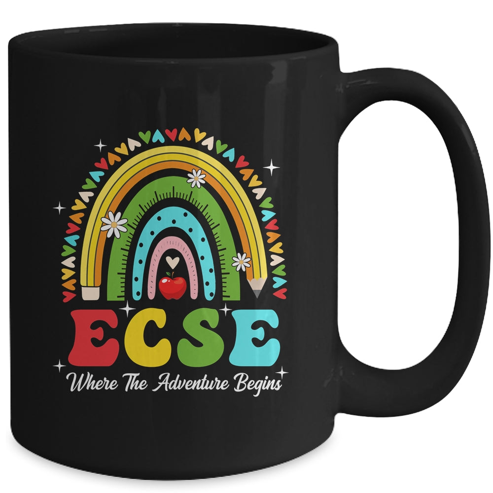 Early Childhood Special Education SPED ECSE Crew Groovy Cute Mug | siriusteestore
